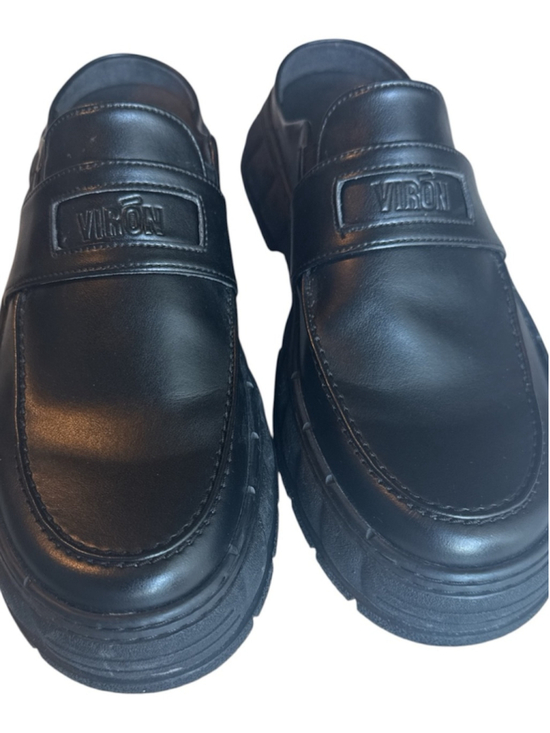 Virón Backless Chunky-Sole Loafer Black Apple Leather Vegan Sustainable EU 42 main image 4